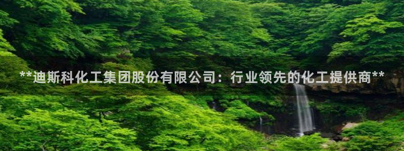 球盟会app最新地址下载：**迪斯科化工集团股份有限公司：行
