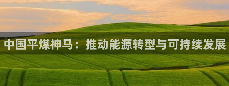 球盟会qmh登录地址：中国平煤神马：推动能源转型与可持续发展