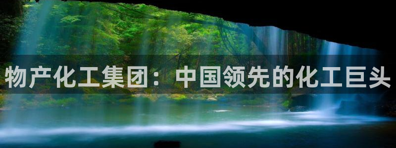 球盟会网址：物产化工集团：中国领先的化工巨头