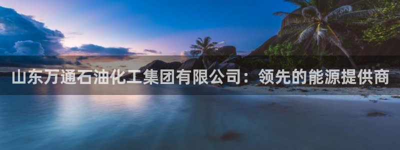 球盟会综合体育平台：山东万通石油化工集团有限公司：领先的能源