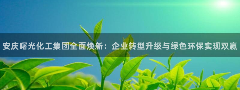 球盟会app网址多少：安庆曙光化工集团全面焕新：企业转型升级
