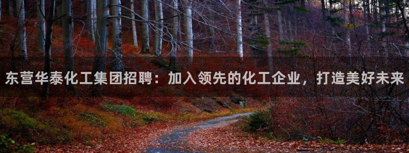 球盟会黑平台：东营华泰化工集团招聘：加入领先的化工企业，打造