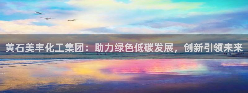 球盟会网页版登陆：黄石美丰化工集团：助力绿色低碳发展，创新引